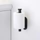 image 3 of Living and Home Modern Wall Mounted Stainless Steel Toilet Paper Roll Holder, Black