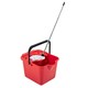 image 1 of 1 x Red 12L Cotton Mop Bucket Set Complete With Pouring Lip Ideal For Mopping All Kinds Of Hard Floors