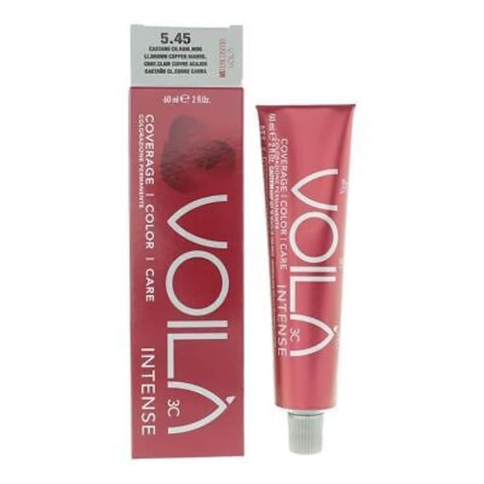 image 1 of Intercosmo Voila 3C Intense 5.45 Light Brown Copper Mahogany Hair Colour 60ml N/A