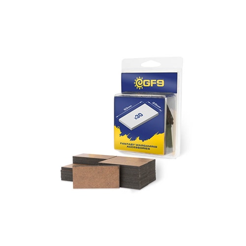 GF9 MDF Bases 25mm x 50mm (30) - Brand New