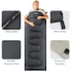 image 3 of Envelope Sleeping Bag - Charcoal