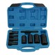 image 4 of 9pc Wheel Lock Removal Remover Impact Sockets Hub Cap Replacer Installer