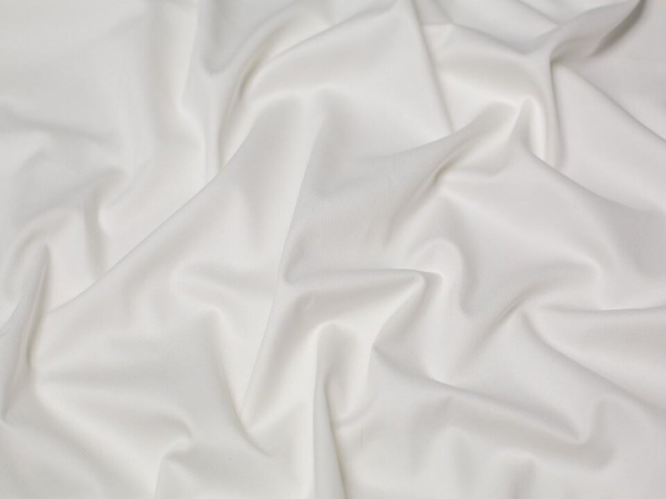 Minerva Core Range White 100% Cotton Twill Fabric for Dressmaking, 146cm / 57" Wide - per metre