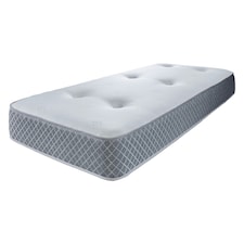 Nebraska Tufted Hybrid Mattress - Soft Feel Cool Touch Quilted Sleep Surface | Grey | Small Double