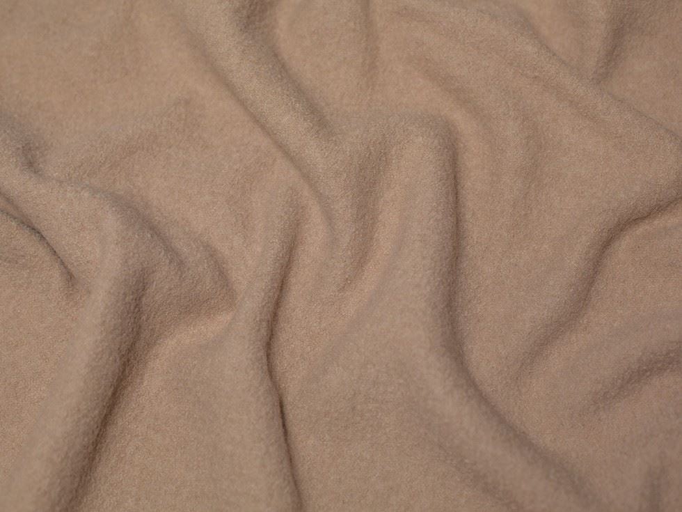 Minerva Core Range Cream 100% Pure Boiled Wool Coating Fabric for Dressmaking, 140cm / 55" Wide - per metre