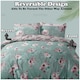 image 7 of VELVETIO Shelby Complete Duvet Cover Set with Fitted Sheet Breathable Bedding Quilt