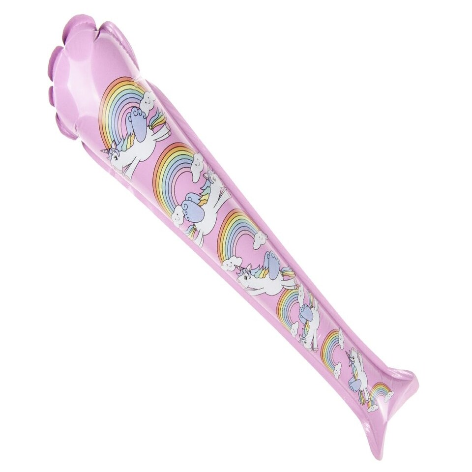 image 1 of Single Unicorn Print Self-Inflating Bat
