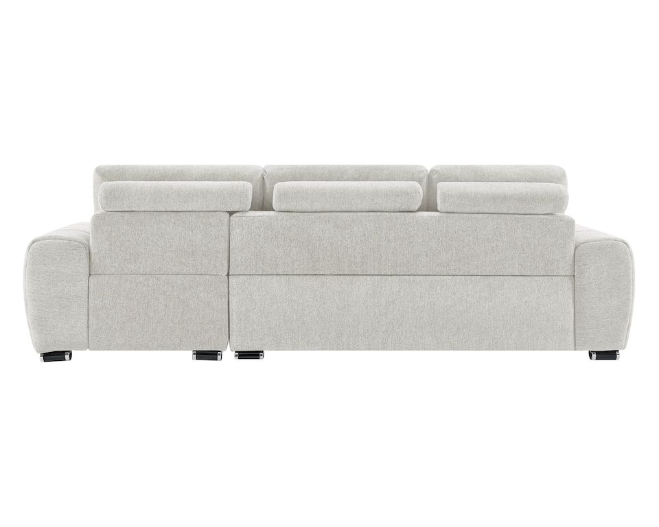 image 1 of The Capri 3 Seater Corner Sofa in Grey, Silver or Beige | Cream | One Size