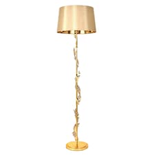 BHS Brookby Floor Lamp, Satin Brass