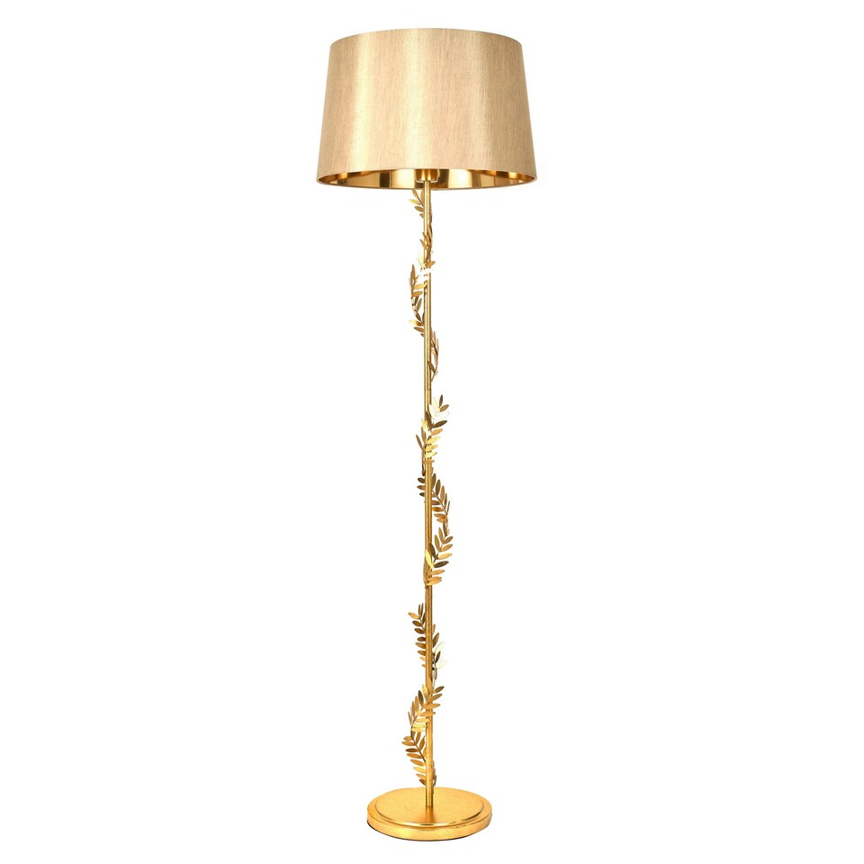 image 1 of BHS Brookby Floor Lamp, Satin Brass
