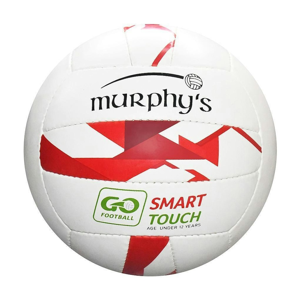 image 1 of Murphys Childrens/Kids Gaelic Football - White/Red - 4