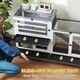 image 4 of PawHut Rabbit Hutch, 2-Tier Guinea Pig Hutch with Wheels & Trays, Grey
