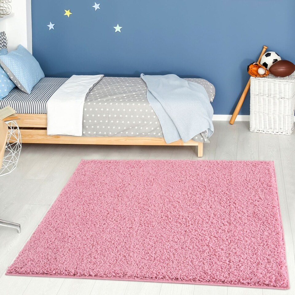 image 1 of The Rugs Myshaggy Collection Plain Soft High Pile Shaggy Floor Rugs and Runners Living Room Bedroom