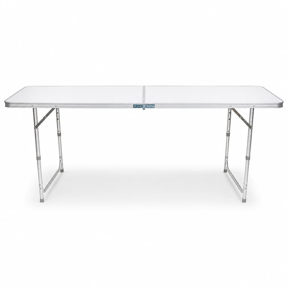 image 1 of 6ft Folding Outdoor Camping Kitchen Worktop Table Portable Food Prep Station