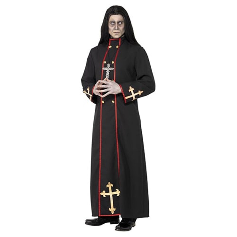 image 1 of Minister of Death Black Fancy Dress Costume Unisex Adult Medium