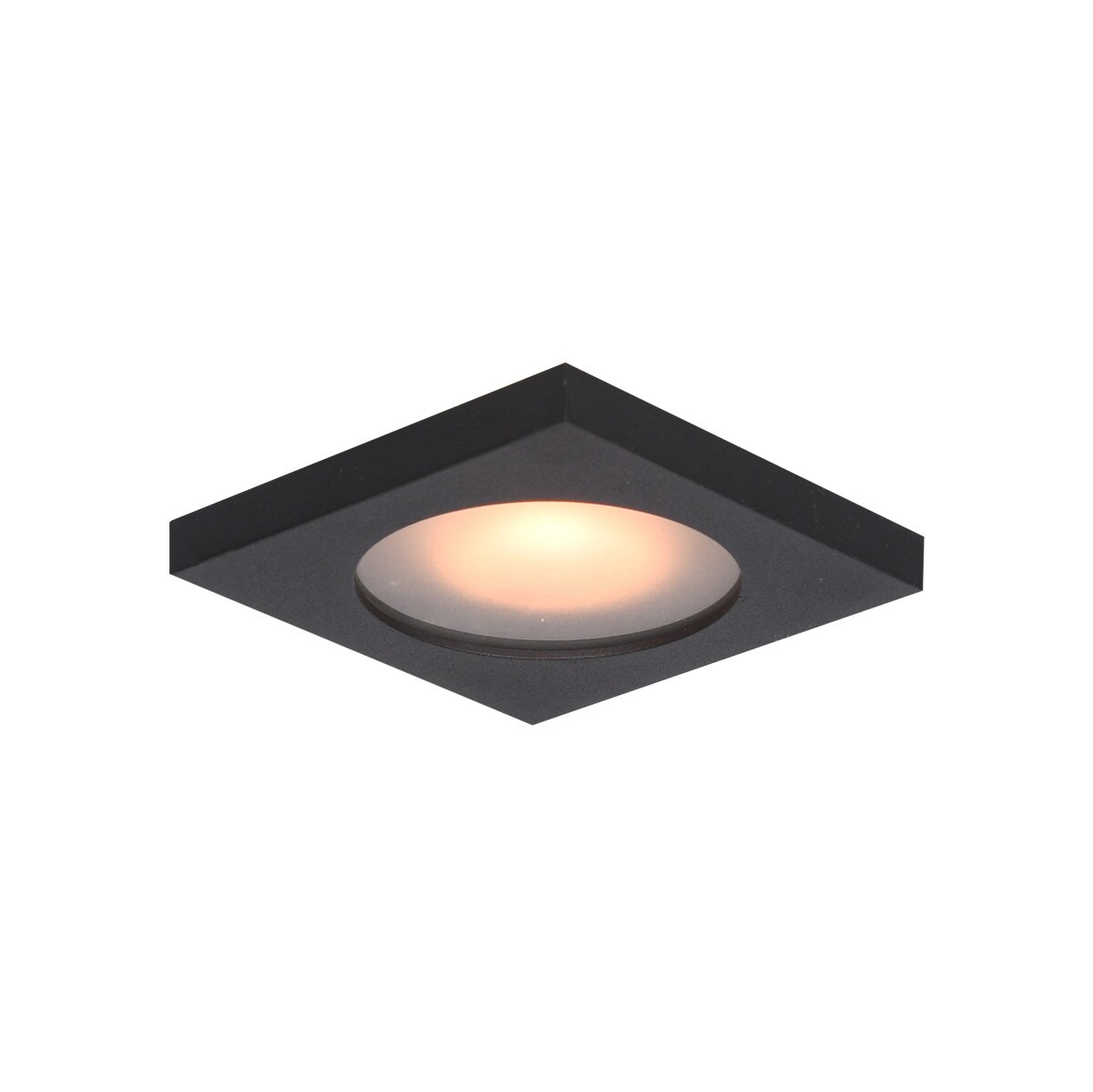 Netlighting Antar Square Recessed Downlight Black IP44