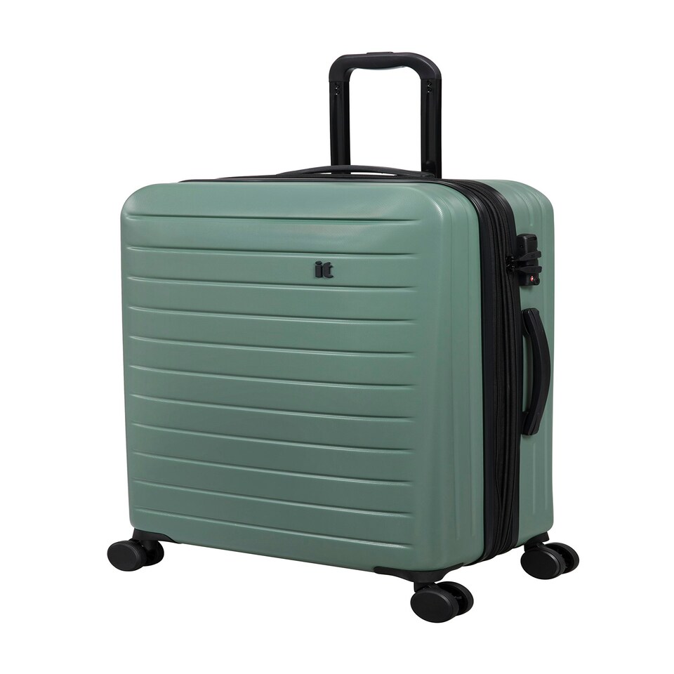 image 1 of IT Luggage Legion Frozen Matcha Expandable Medium Suitcase with TSA Lock Green | Medium