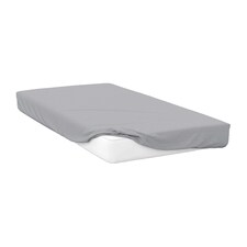 Belledorm 200 Thread Count Egyptian Cotton Fitted Sheet - Platinum - Double