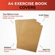 image 2 of Pack of 5 A4 Kraft Paper Exercise Book Covers by Janrax