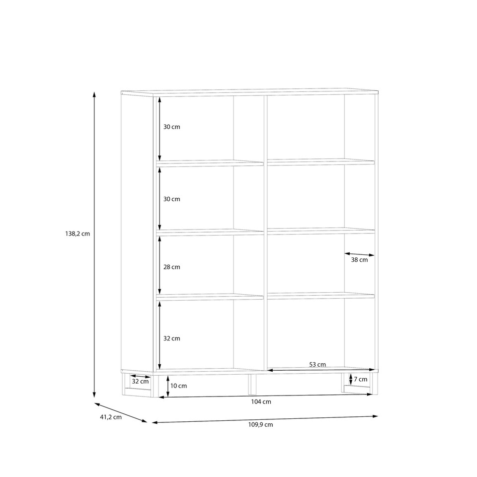 image 1 of Sali 4 Door Highboard in Light Grey