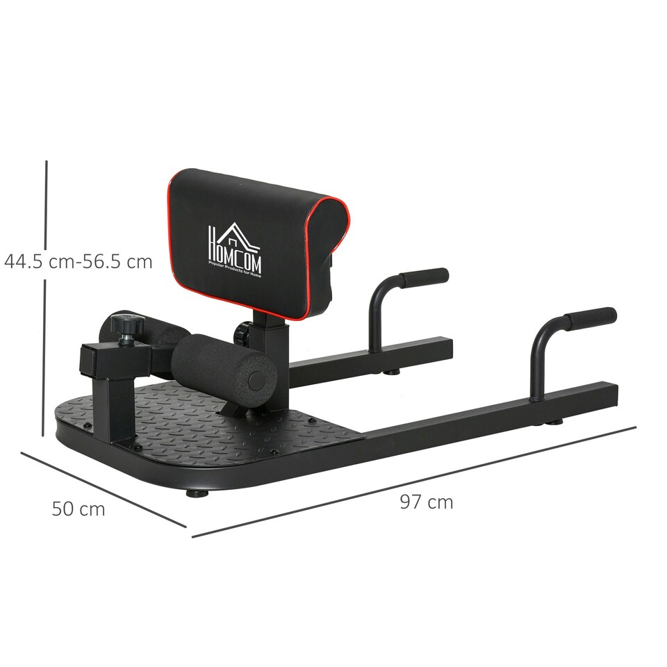 image 1 of HOMCOM 3 IN 1 Squat Machine Sit Up Push Up Gym Work Out Leg Exercise Adjustable