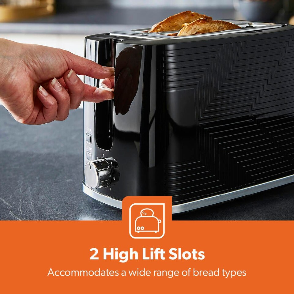 image 1 of GEEPAS 1.7L Digital Electric Kettle 2 Slice Bread Toaster & Microwave Kitchen Combo Set