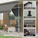 image 9 of Outsunny 3 x 1.5 m Retractable patio  Awning Floor-to-ceiling shade, Grey Cream