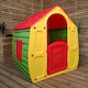 image 2 of 1.09m Yellow & Red Kids Indoor Outdoor Plastic Wendy House Magical Playhouse