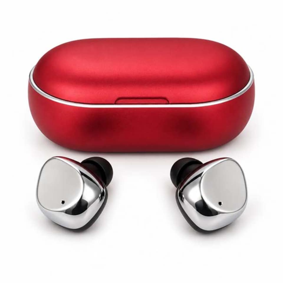 image 1 of Krane & Bauer Hurricane Wireless In-Ear Headphones, Red