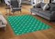 image 2 of Nautical Elements On Green Rug | Multi
