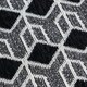 image 4 of JVL Allure Machine Washable Entrance Runner Doormat, 50x150cm - Black