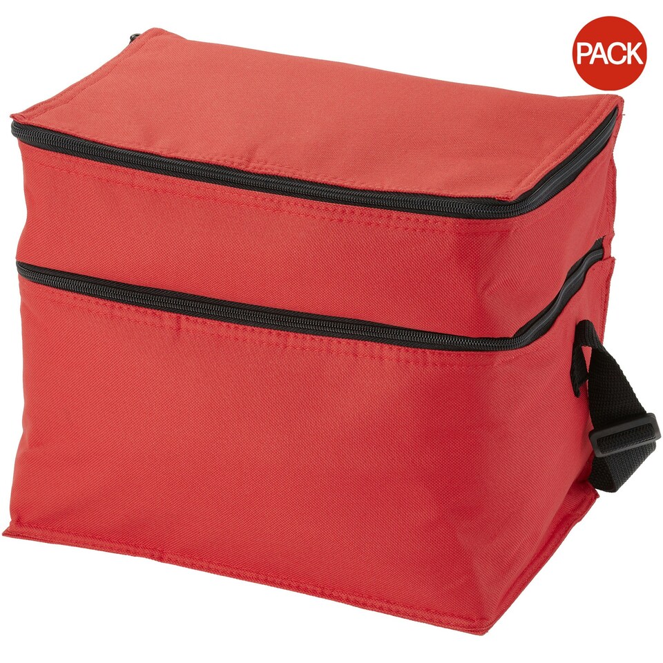 Bullet Oslo Cooler Bag (Pack of 2) - Red - 28 x 20 x 24.5 cm
