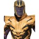 image 3 of Avengers Endgame Mens Deluxe Thanos Costume - Gold/Black/Purple - Standard One Size