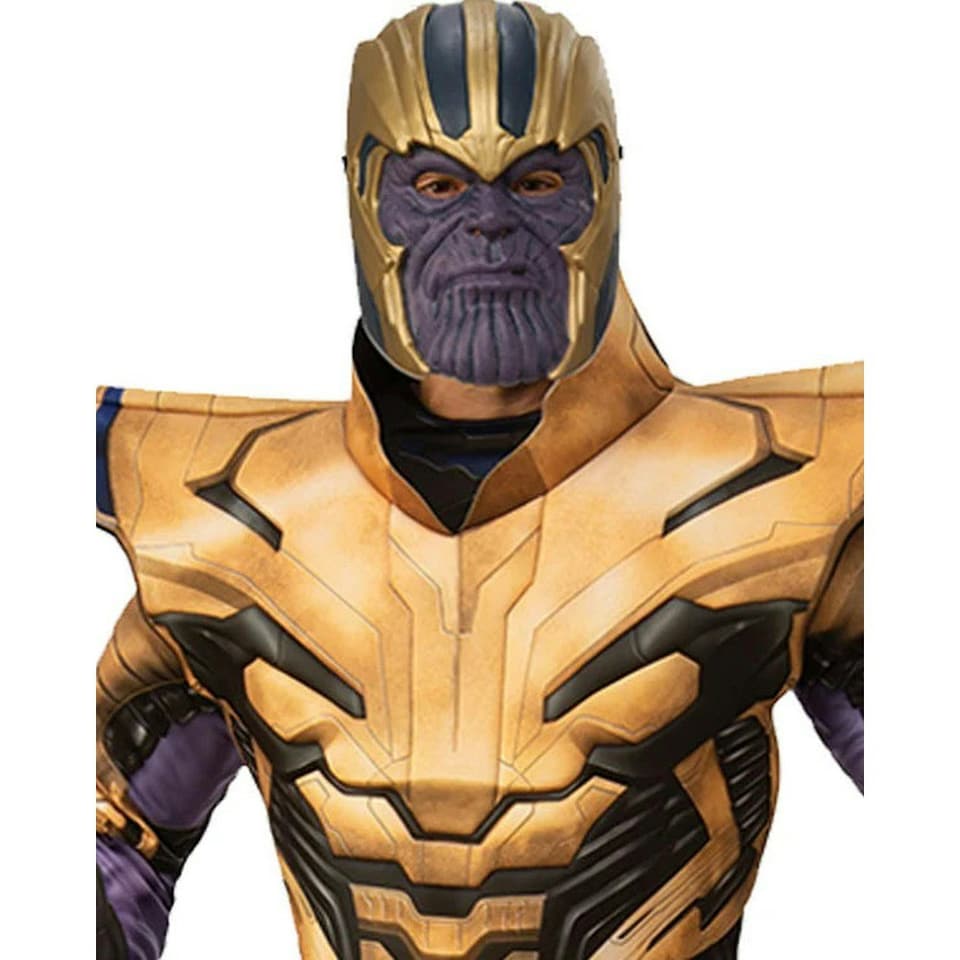 image 1 of Avengers Endgame Mens Deluxe Thanos Costume - Gold/Black/Purple - Standard One Size