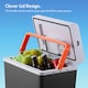 image 5 of Vonshef 20L Electric Cool Box, Insulated Cooler with Hot Cold Function | Black | White & Orange