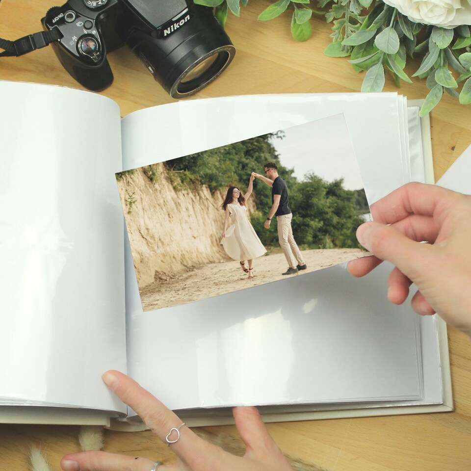 image 1 of Personalised 25th Silver Wedding Anniversary Photo Album