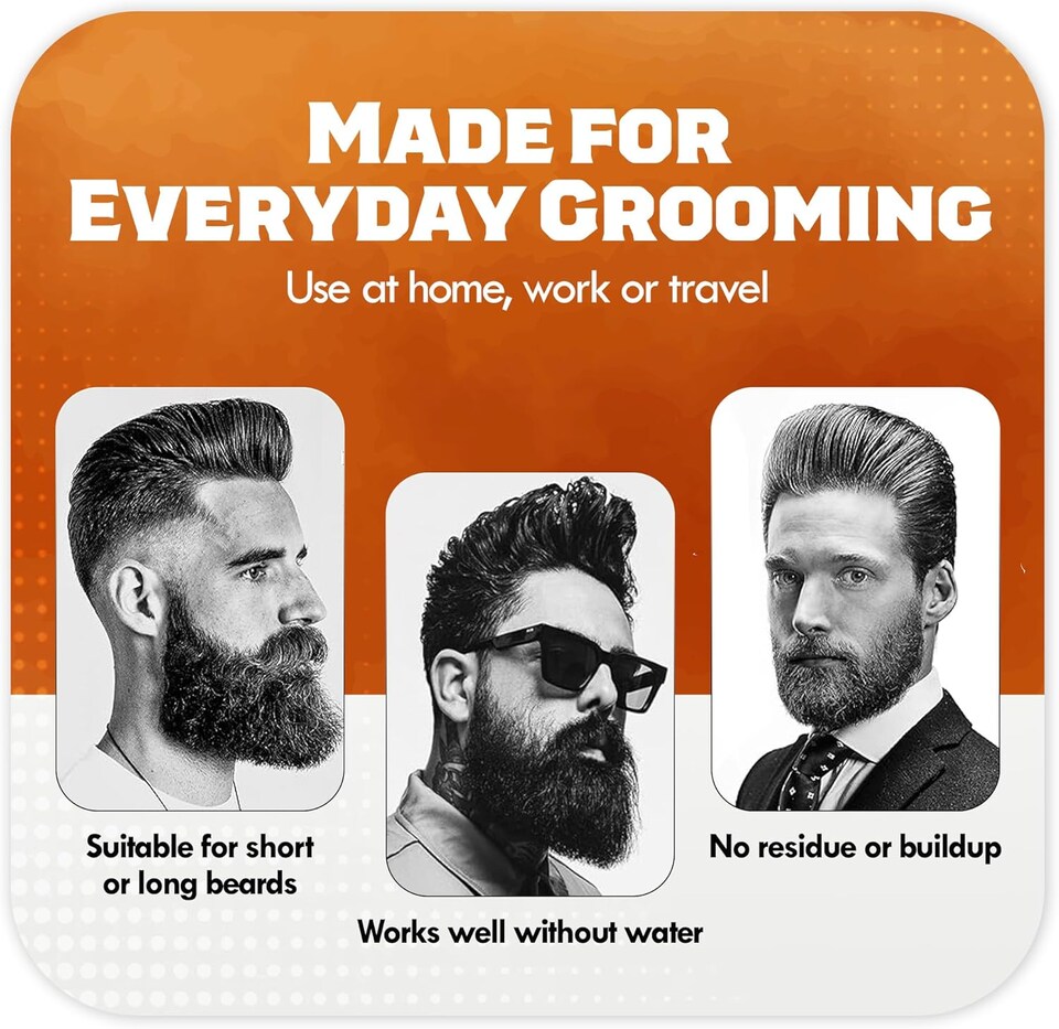 image 1 of Reuzel Refresh No Rinse Beard Wash Instantly Freshens Beard Softens and Hydrates Beard Emergency Shower in a Bottle Freshens Beard and Keeps It Moisturized Softens Coarse Hair 100 ml | Multi | Can you make a product discription for this product please