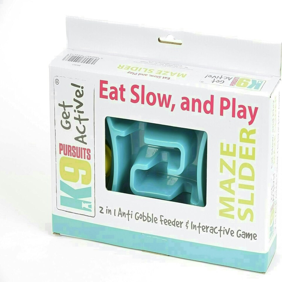 image 1 of K9 Pursuits Maze Slider 2-in-1 Anti-Gobble Feeder and Interactive Game
