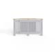 image 4 of Longslow Adjustable Radiator Cover | Grey | Grey