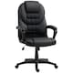 image 1 of HOMCOM Executive Office Chair, PU Leather High Back Desk Chair, Swivel Computer Chair with Adjustable Height and Tilt Function, Black