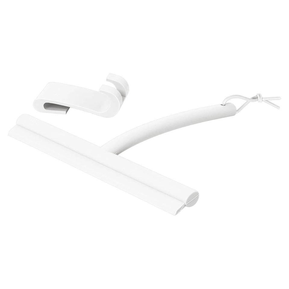 image 1 of Blomus Vipo Shower wiper with Overdoor Hook - White