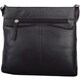 image 2 of Smart Genuine Leather Cross Body / Shoulder Bag Multi Black | Black/White