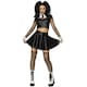 image 3 of Fever Womens/Ladies Gothic School Costume Set - Black/White - S S