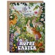 image 1 of Hoppy Cute Bunny Rabbits Flower Meadow Woman Easter Her Card