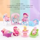 image 4 of BiBi Doll 8-Piece Mini 5" Baby Dolls Playset Toys with Accessories