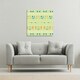 image 2 of Hieroglyphic egyptian language symbols (Canvas Print) 46 x 46 x 4cm