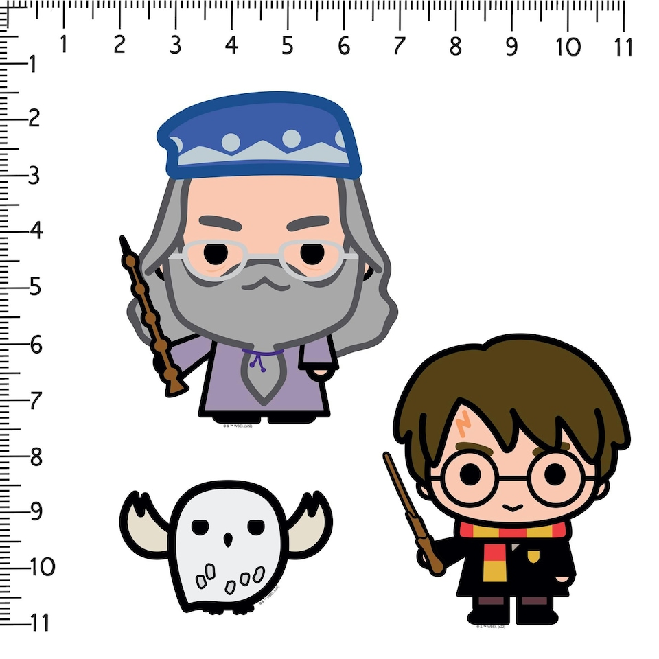 image 1 of Harry Potter Deluxe Heroes Stickers (Pack of 50) - Multicoloured - One Size