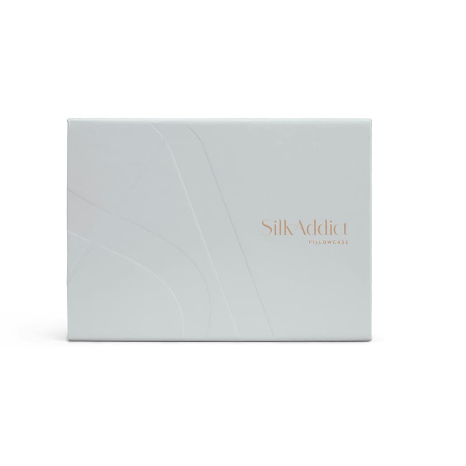 image 1 of Silk addict 100% Mulberry Silk Pillowcase Twinpack - Silver Silver
