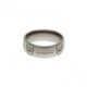 image 3 of Arsenal FC Super Titanium Ring - Silver - S