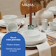 image 9 of Mikasa Dinner Set White Porcelain 12 Piece